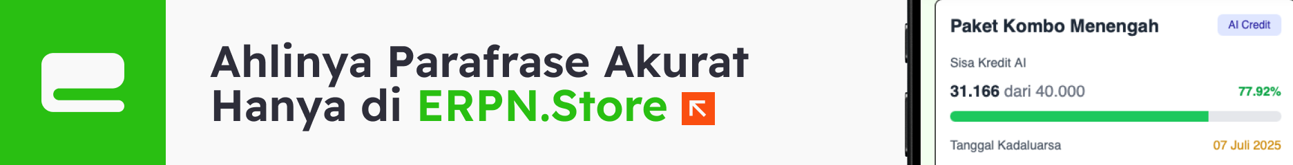 Parafrase Murah Turunin Turnitin ERPN Store